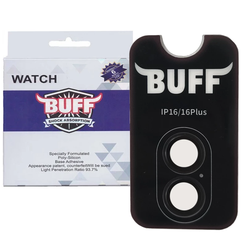 محافظ لنز دوربین گوشی اپل iPhone 16 Plus بوف مدل Super Metal ColorLens-G-سبز تیره