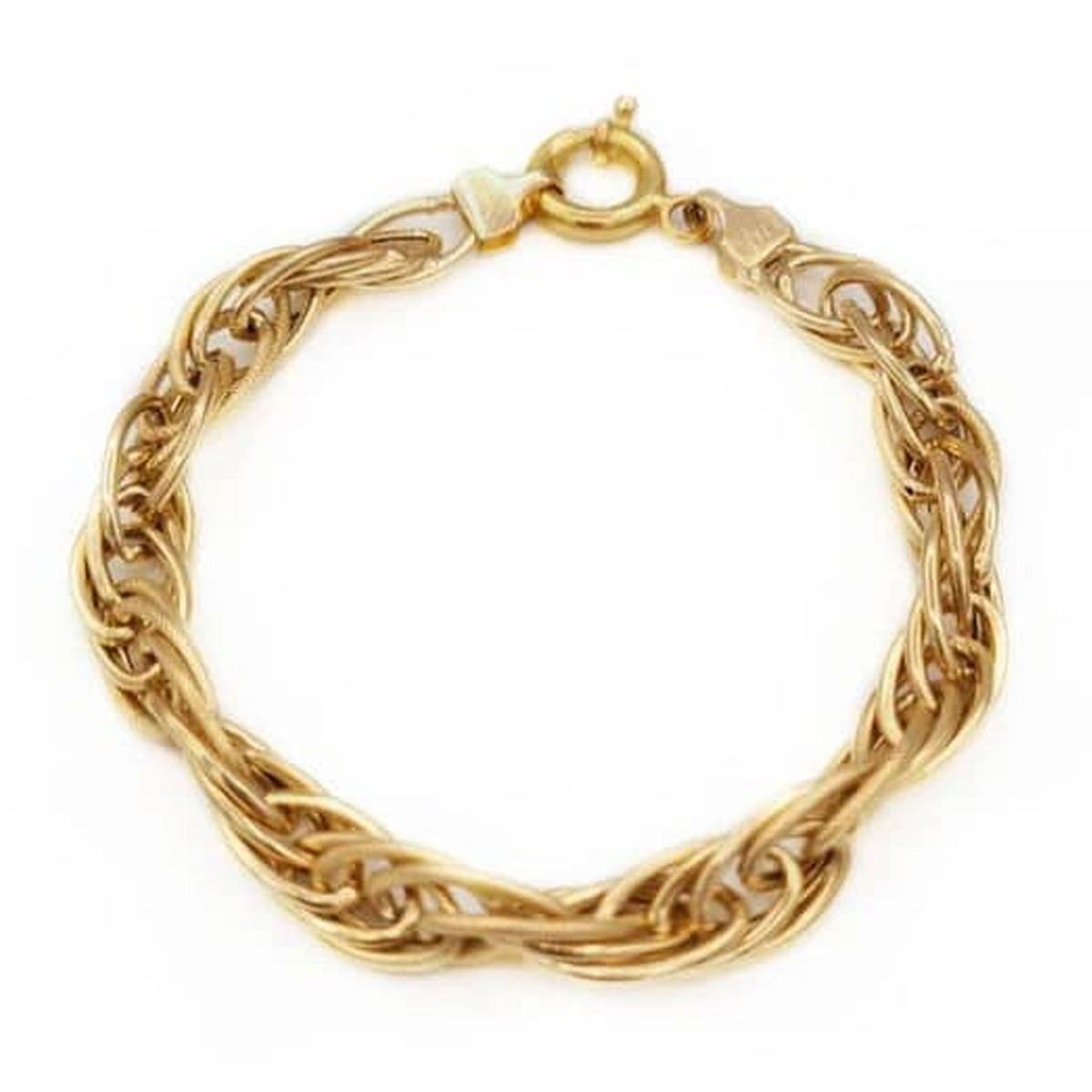 دستبند طلا زنانه طرح پیچ شریف زاده-11.50