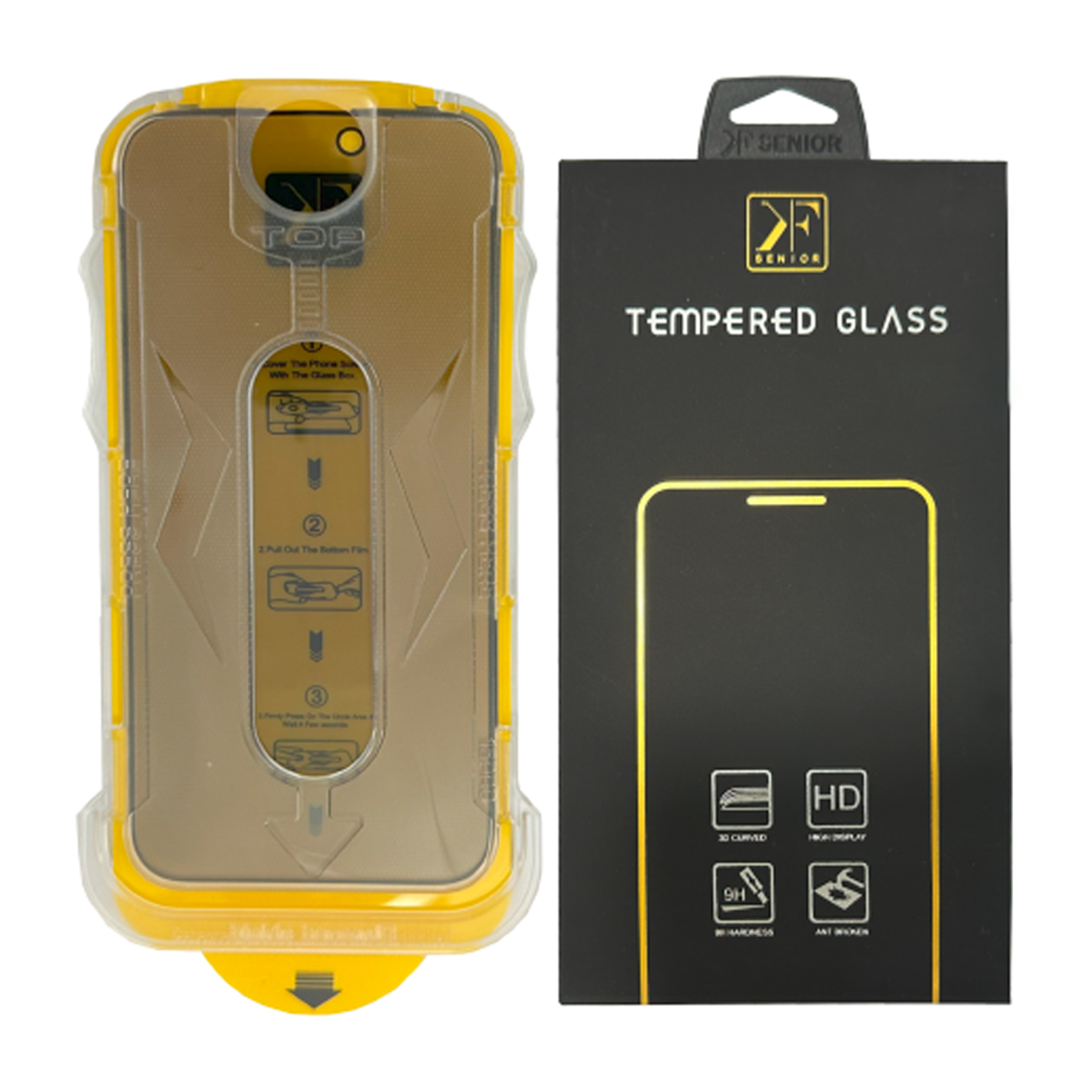 گلس گوشی اپل iPhone 11 Pro کی اف سنیور مدل Tempered Glass به همراه کیت نصب