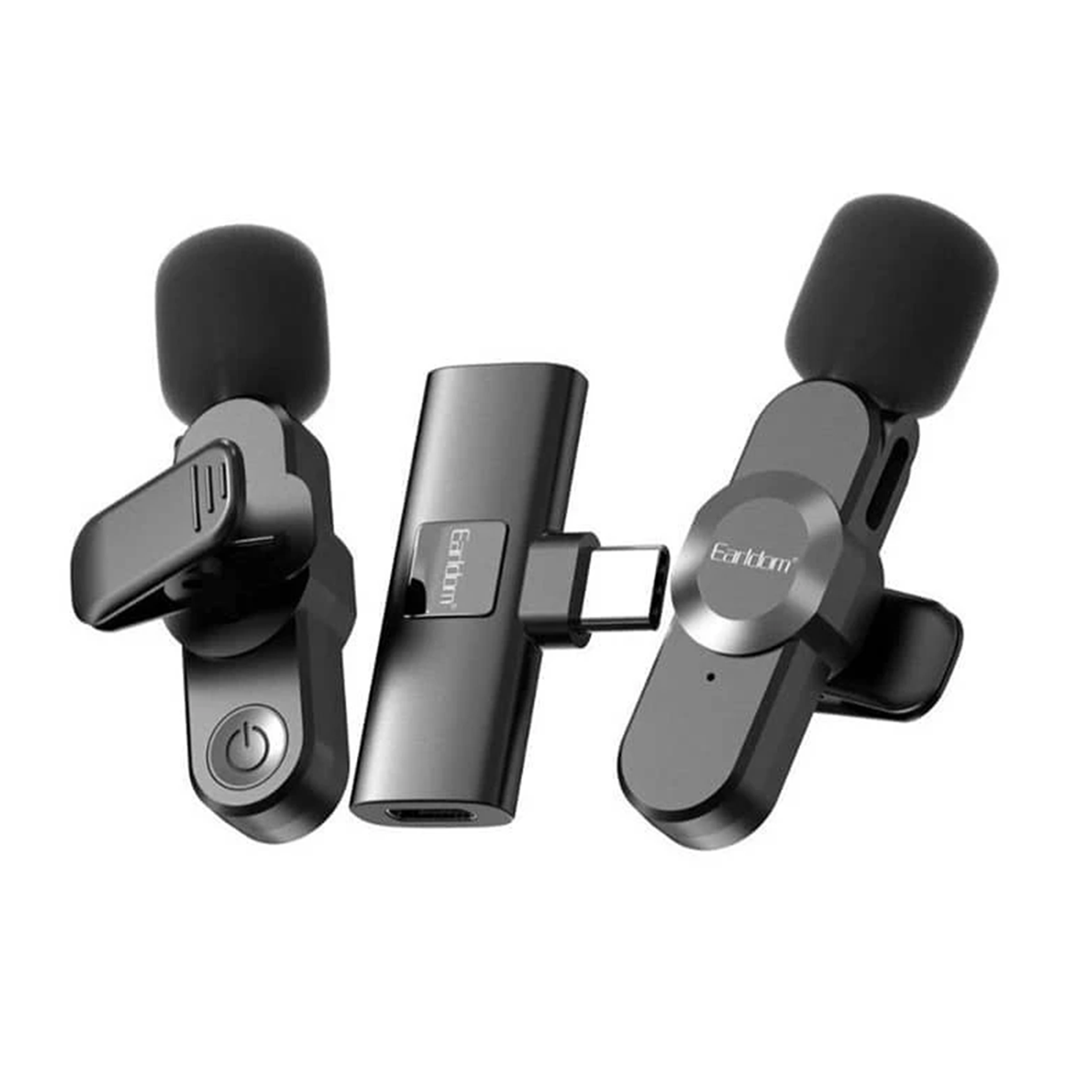 میکروفن بی سیم یقه ای ارلدام مدل MC8C رابط تایپ سی میکروفن بی سیم یقه ای ارلدام مدل MC8C رابط تایپ سی