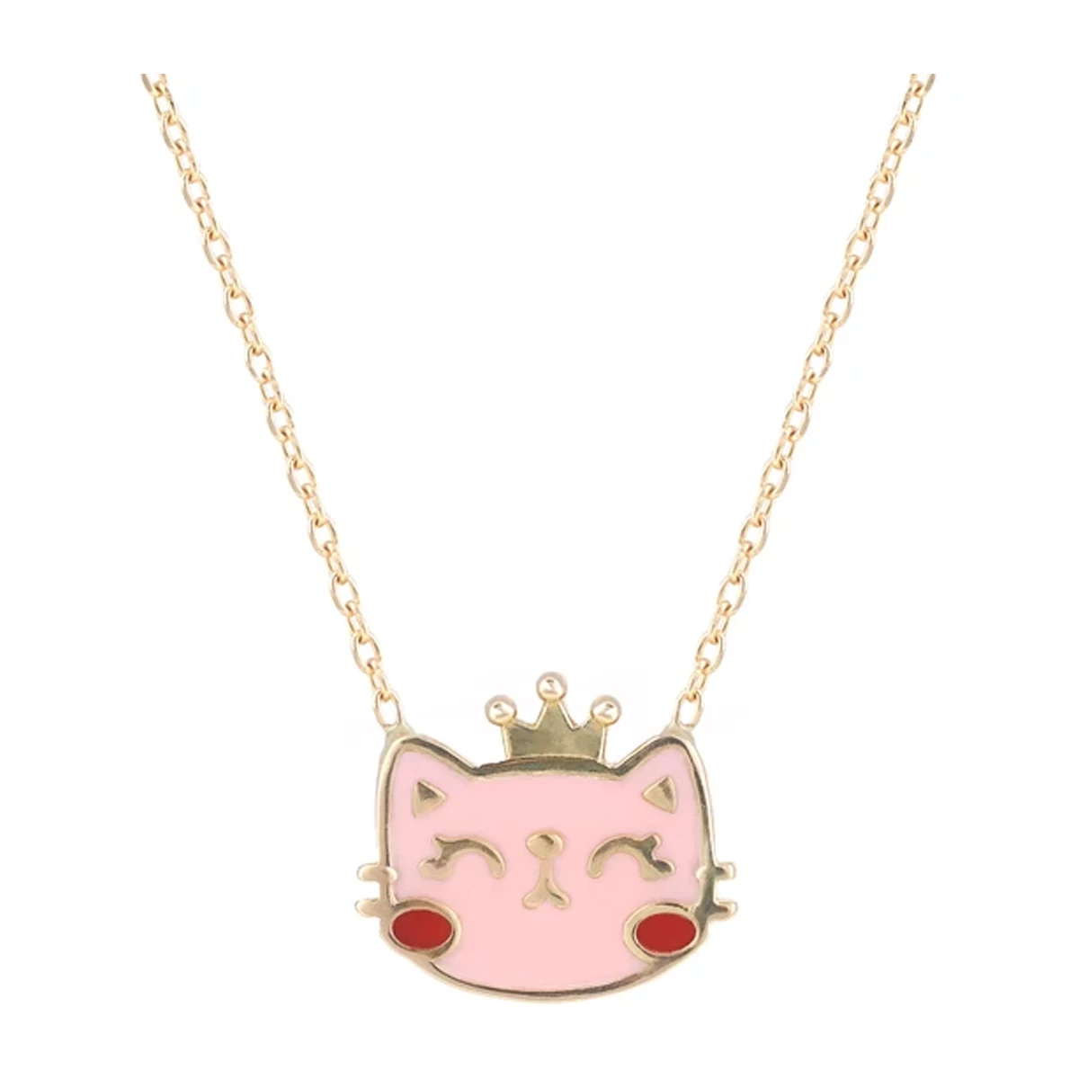 گردنبند طلا زنانه بان گالری مدل پرنسس پیشی-1.88