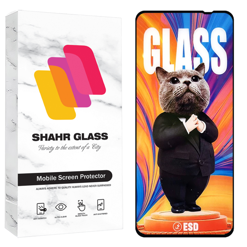 گلس گوشی شیائومی Redmi Note 13R 5G شهر گلس مدل SCATS20