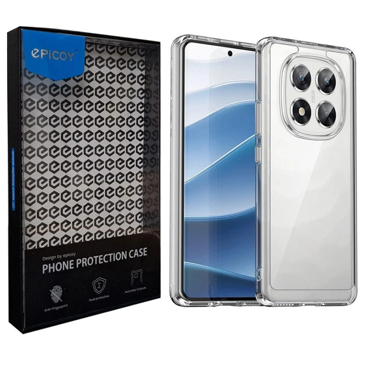 کاور گوشی شیائومی Poco X7/Redmi Note 14 Pro 5G/Note 14 Pro Plus 5G اپیکوی مدل Transparent Clear