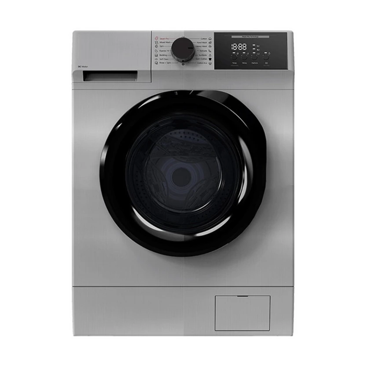 ماشین لباسشویی اسنوا 8 کیلویی مدل SWM-C81S-نقره‌ای