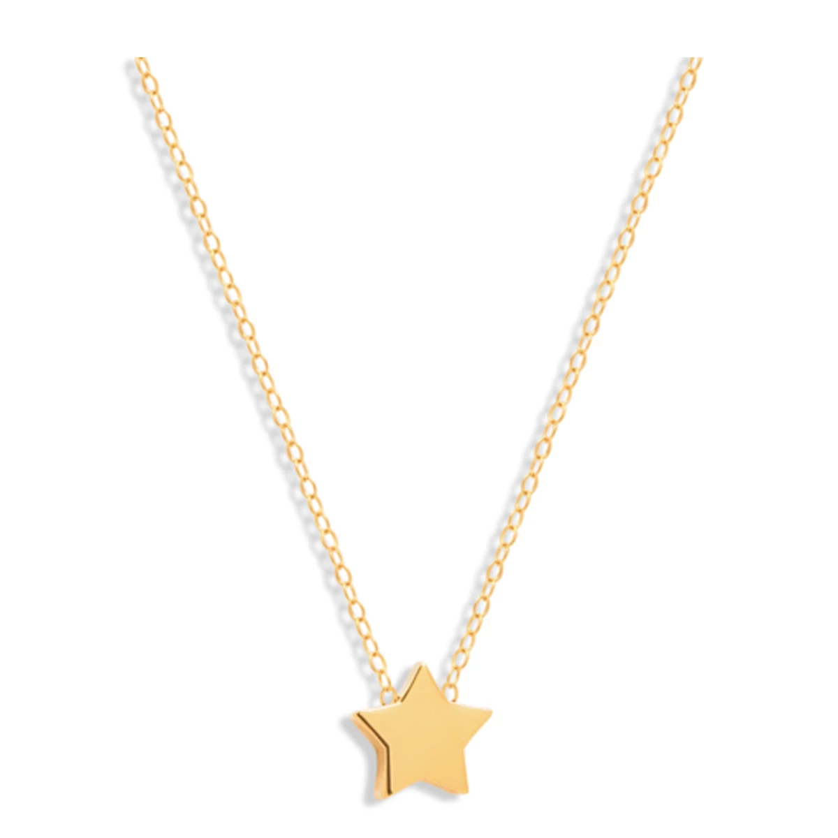 گردنبند طلا زنانه مدل ستاره-0.88