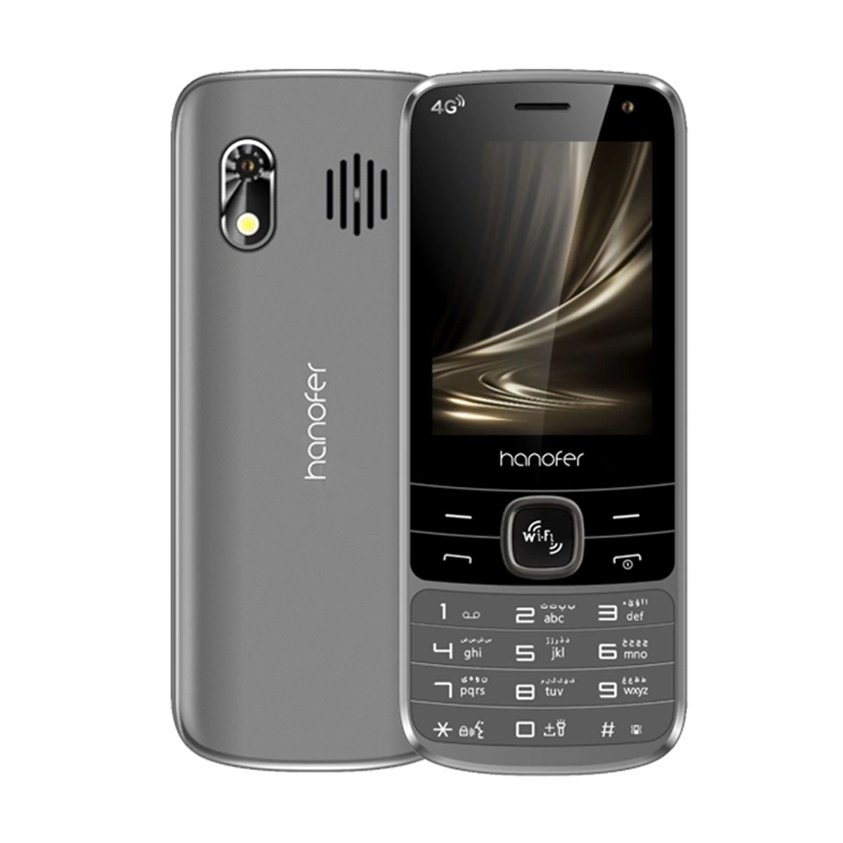 گوشی موبایل هانوفر مدل  5300 4g دو سیم کارت-خاکستری