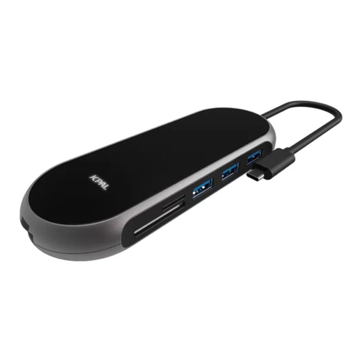 هاب تایپ سی جی سی پال 9 پورت مدل Onyx USB-C 9-Port Hub JCP6254-مشکی