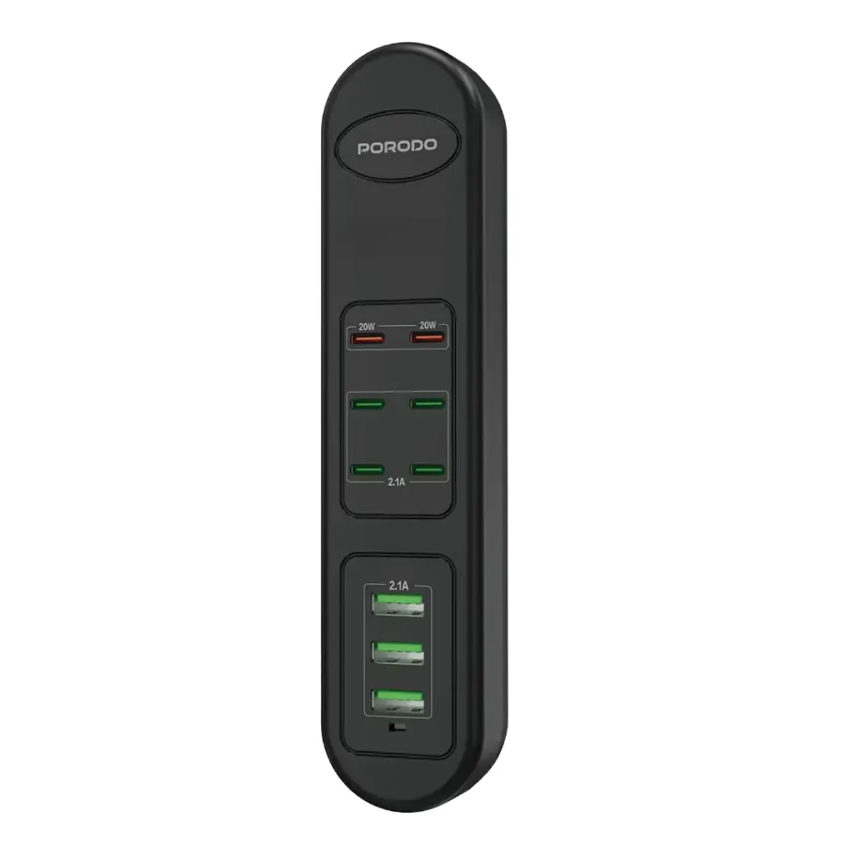 هاب مولتی پورت پرودو 9 پورت مدل PD-FWCH032-BK-مشکی