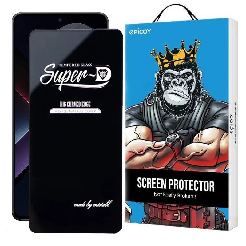 گلس گوشی پوکو Poco X6 Pro اپیکوی مدل Super 5D