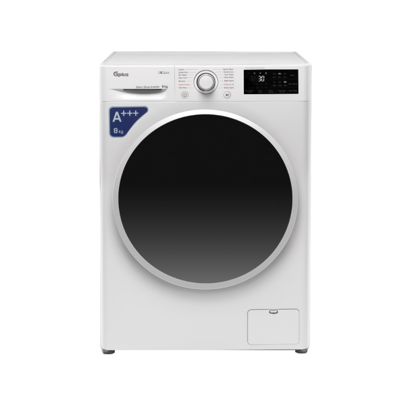 ماشین لباسشویی اتوماتیک جی پلاس 8 کیلویی مدل GWM-P87S