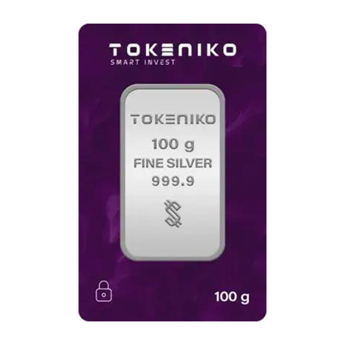 شمش نقره 100 گرمی توکن