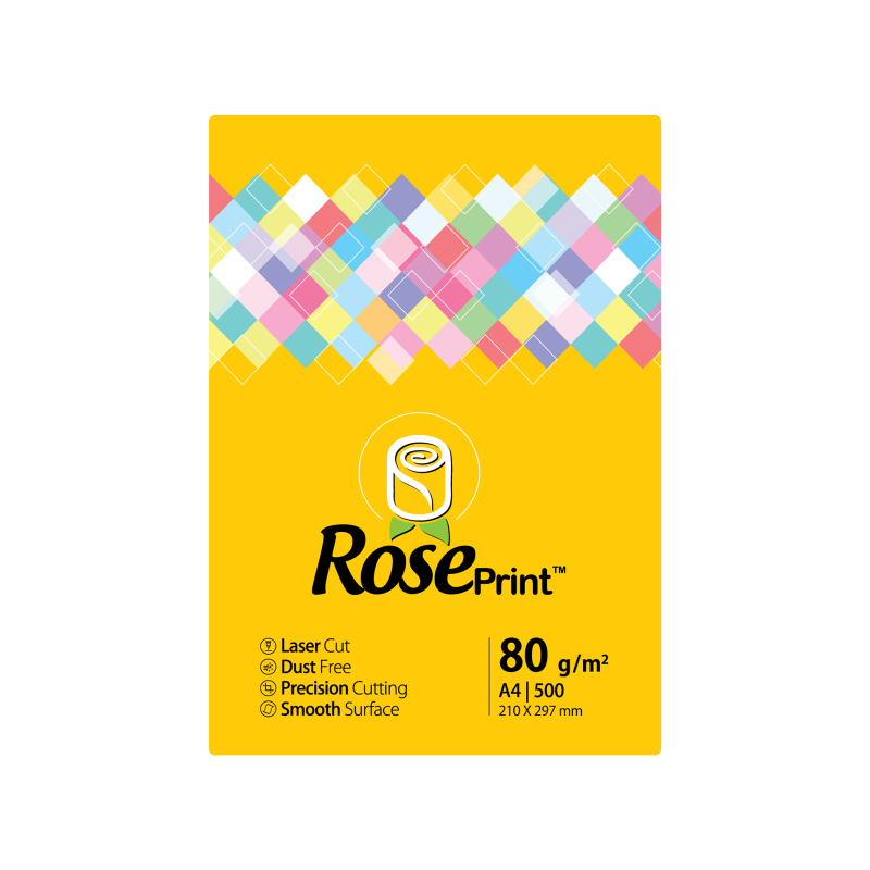کاغذ A4 رزپرینت مدل YLW بسته 500 عددی