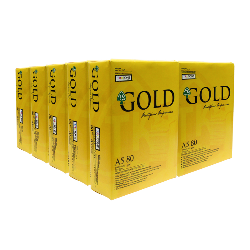 کاغذ A5 گلد کد 10 بسته 5000 برگی