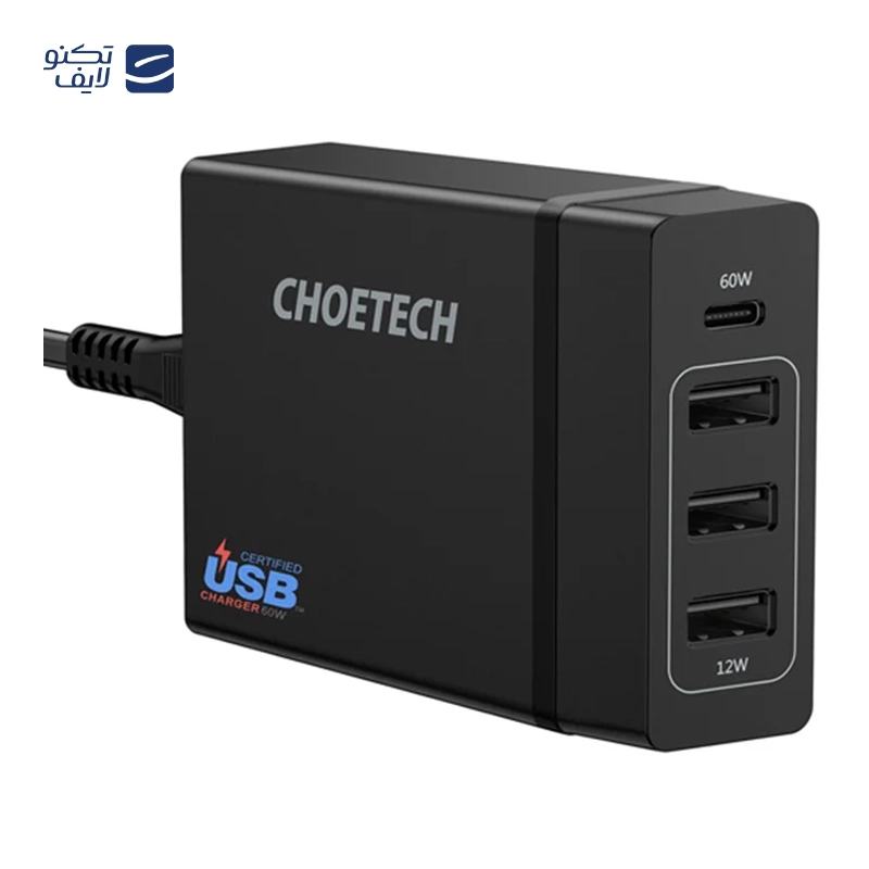 شارژر چویتک مدل PD72W-1C3U توان 72 وات -مشکی