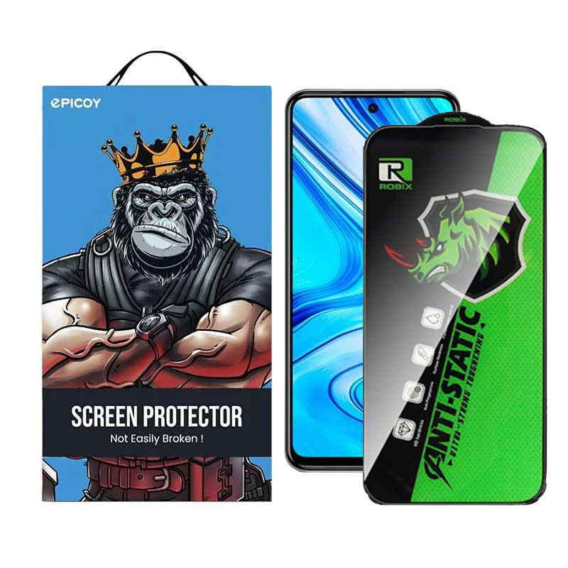 محافظ صفحه نمایش حریم شخصی گوشی شیائومی Redmi Note 9 Pro 5G اِپیکوی مدل Rhino Robix 