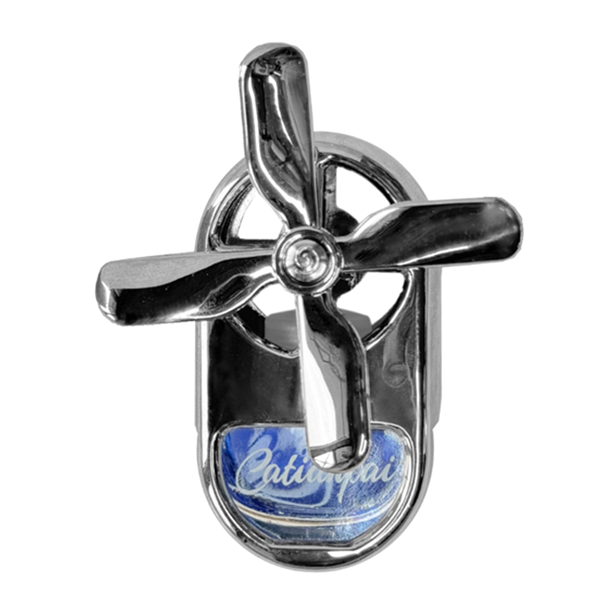 خوشبو کننده دریچه کولری خودرو مدل پروانه-نقره‌ای