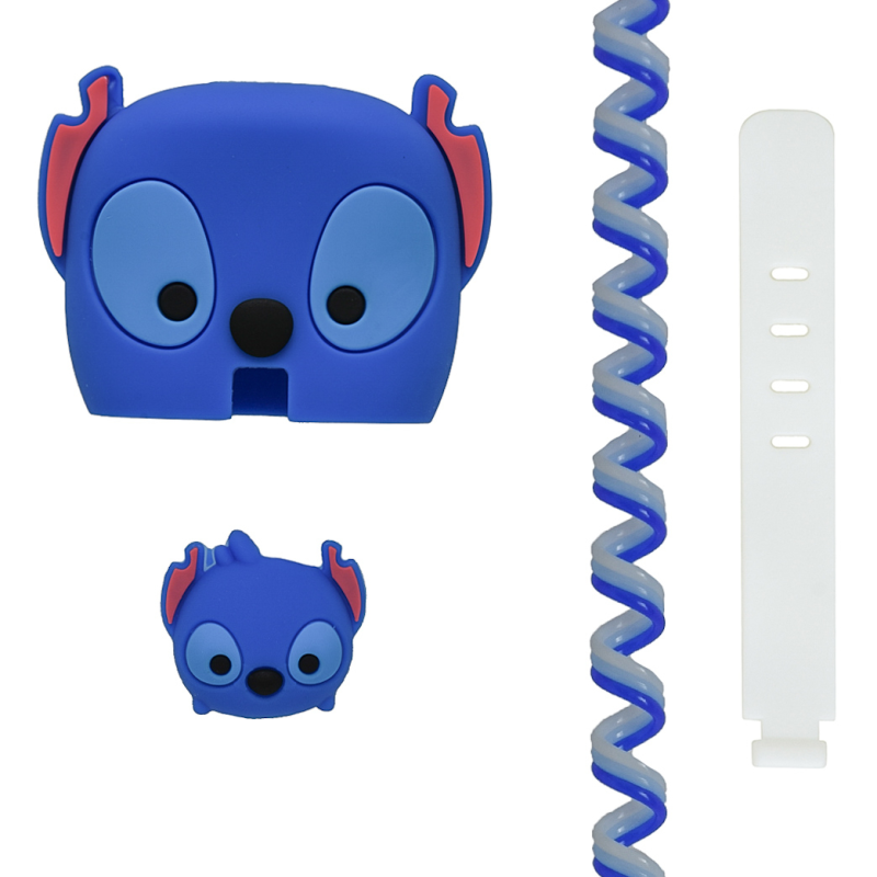 محافظ کابل وال کیس طرح استیج به همراه محافظ شارژر دیواری 25 وات سامسونگ مجموعه 4 عددی