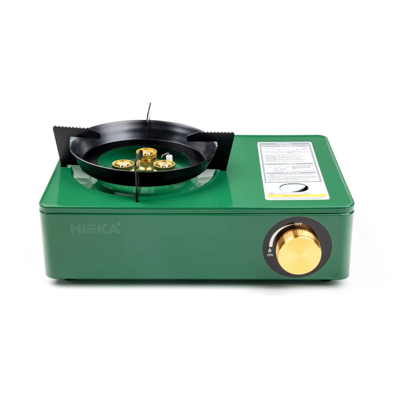 اجاق گاز مسافرتی هیسکا مدل H24-خاکی