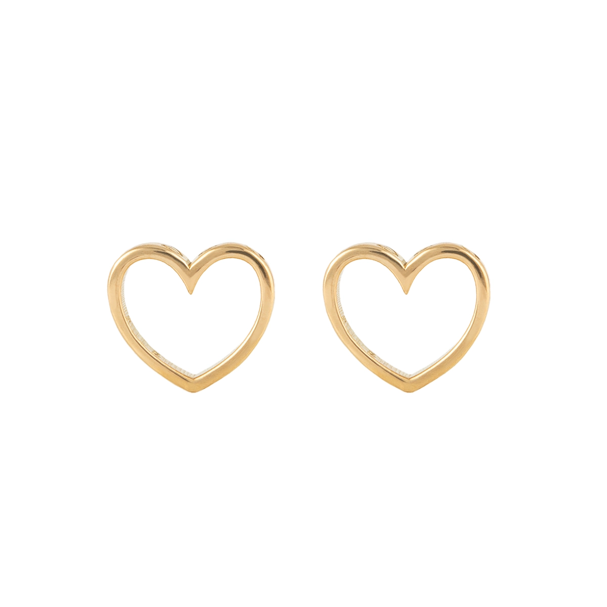 گوشواره طلا زنانه بان گالری مد‌ل قلب کارتیه لاو-1.77