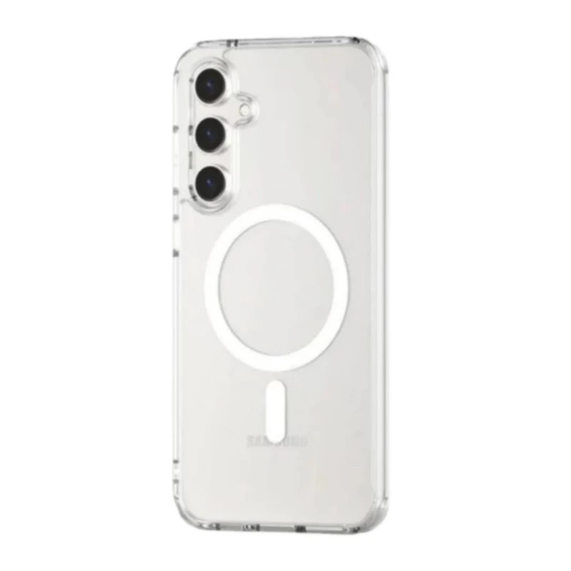 کاور گوشی سامسونگ Galaxy S24 FE زیفرند مدل Magsafe-بی رنگ شفاف