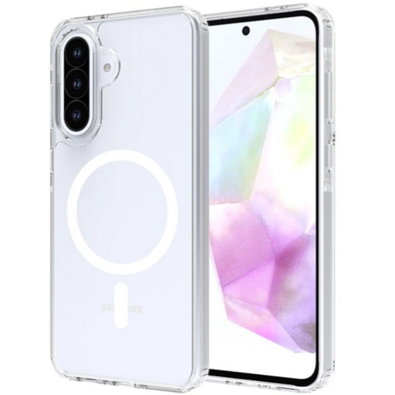 کاور گوشی سامسونگ Galaxy A36 زیفرند مدل Magsafe -بی رنگ شفاف