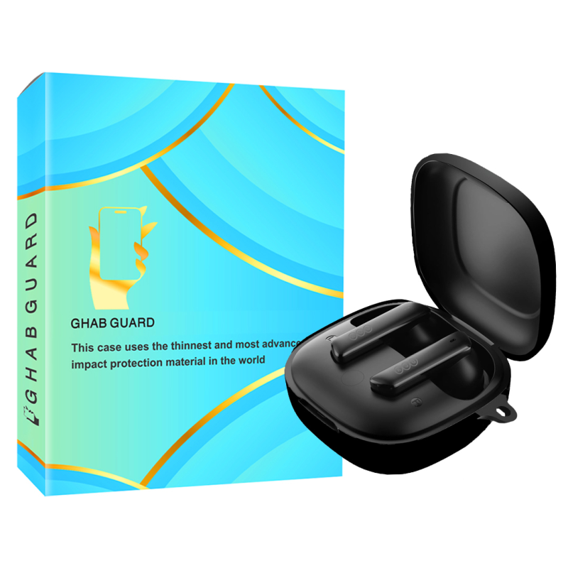 کاور قاب گارد مدل SILIAIR20 مناسب برای کیس هدفون بی سیم کیو سی وای Melobuds ANC کاور قاب گارد مدل SILIAIR20 مناسب برای کیس هدفون بی سیم کیو سی وای Melobuds ANC