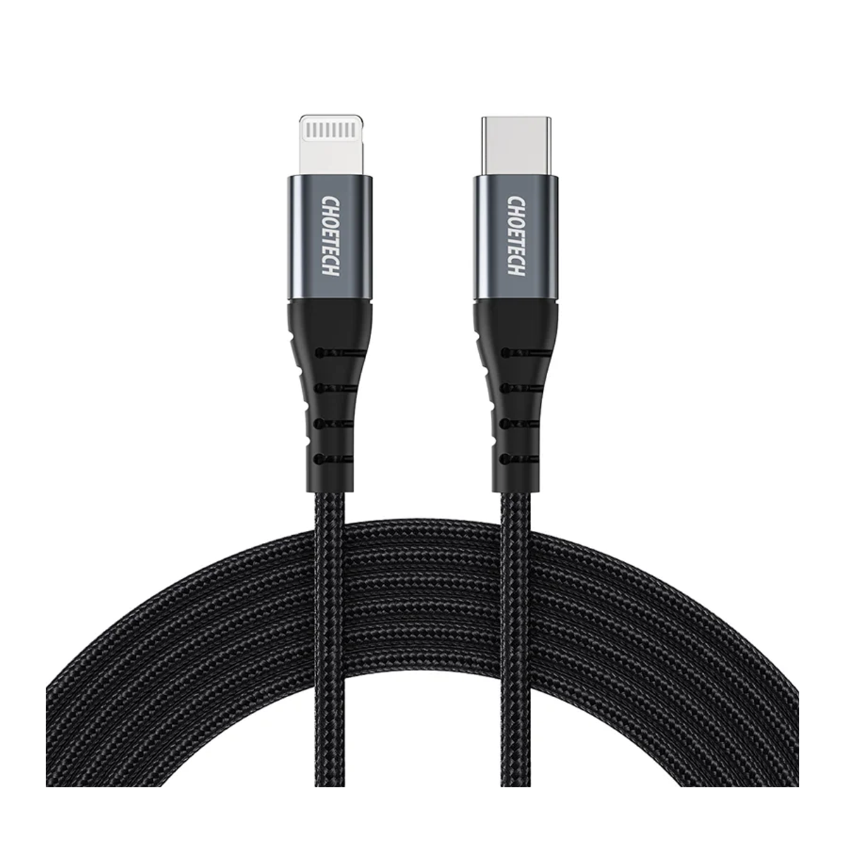 کابل لایتنینگ به تایپ سی چویتک مدل IP0039 طول 1.2 متر-مشکی