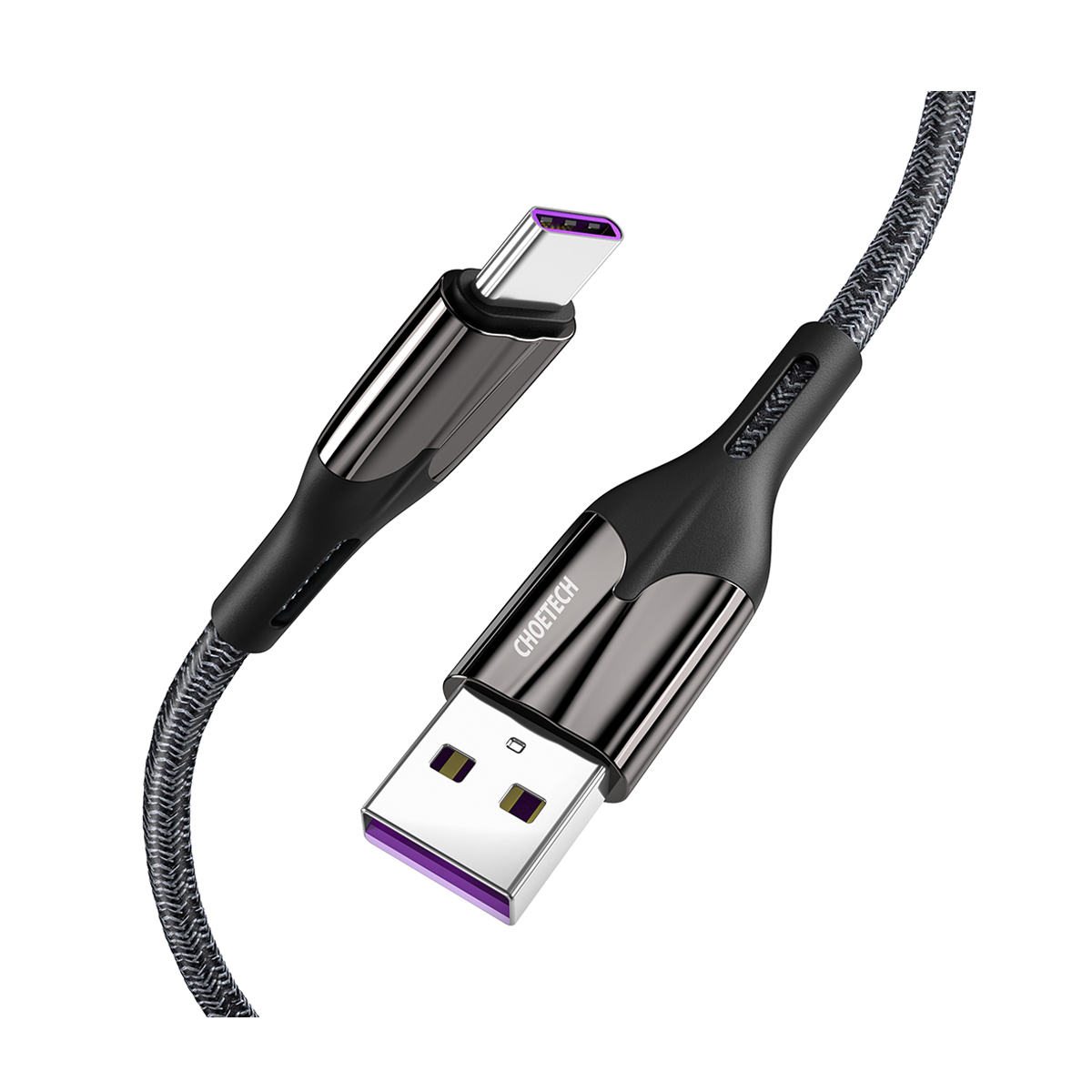 کابل تایپ سی چویتک مدل AC0013 طول 1.2 متر-مشکی