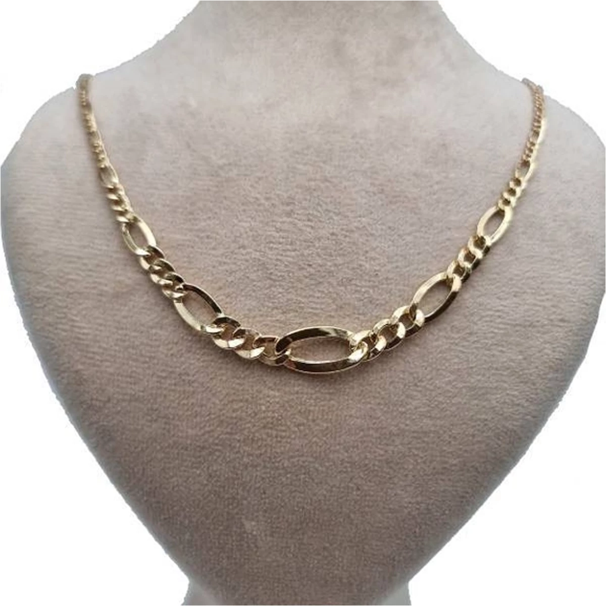 گردنبند طلا زنانه اپال گلد مدل زنجیر فیگارو کونیک کد sh0271-2.73