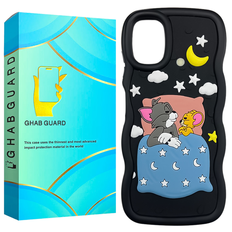 کاور قاب گارد طرح تام و جری مدل GT20 مناسب برای گوشی موبایل سامسونگ Galaxy A06 4G