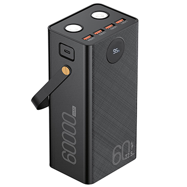 پاوربانک هیسکا مدل QI-600PD ظرفیت 60000 میلی آمپر