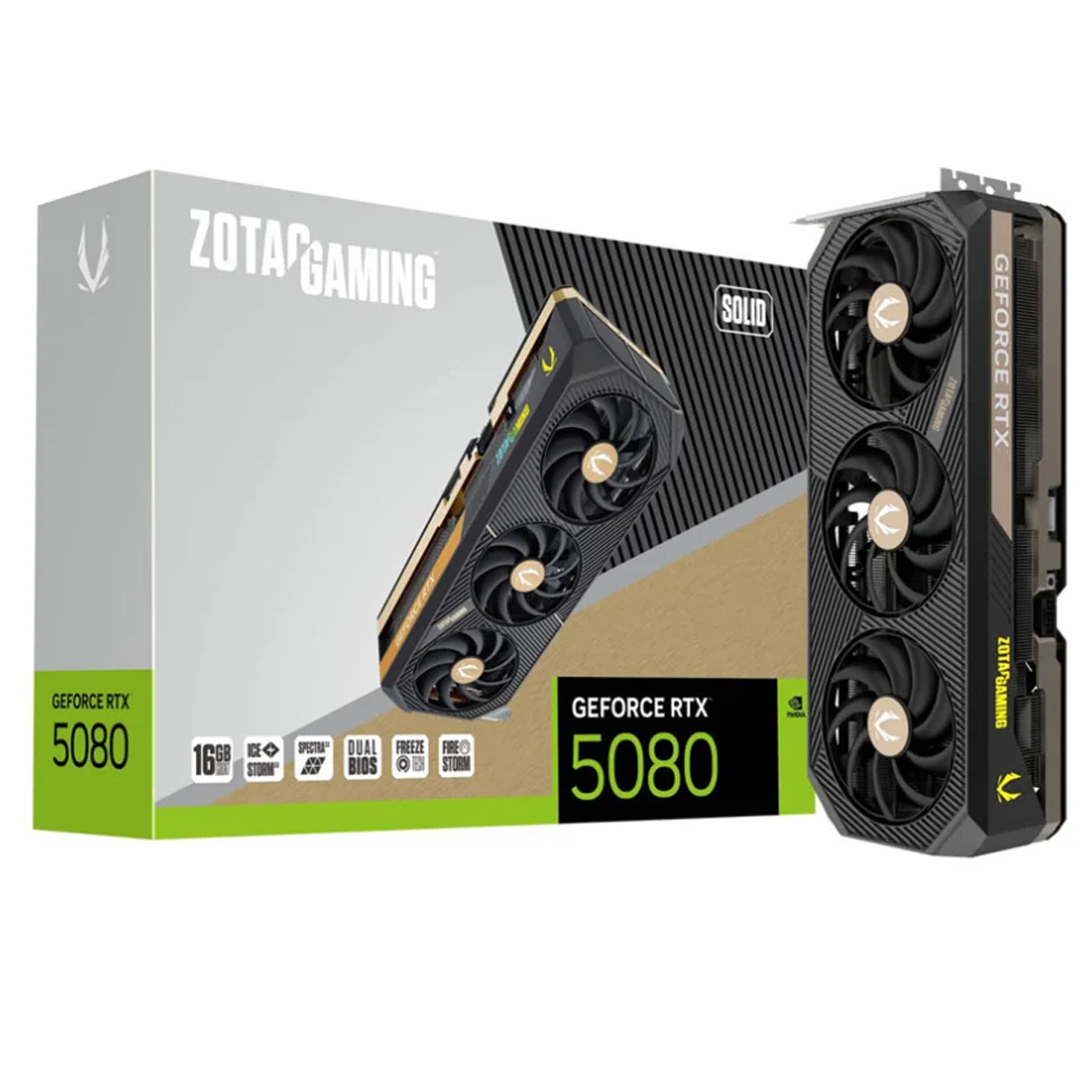 کارت گرافیک زوتک مدل GAMING GeForce RTX 5080 SOLID 16GB