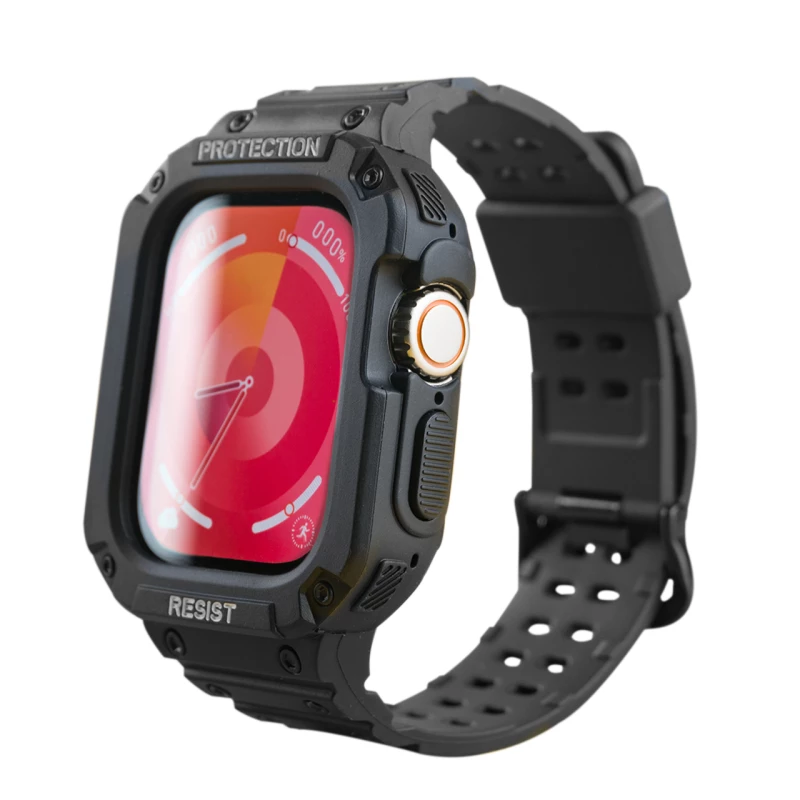 ساعت هوشمند گیفت کالکشن مدل Tough Armor Ultra-بدنه مشکی بند سفید