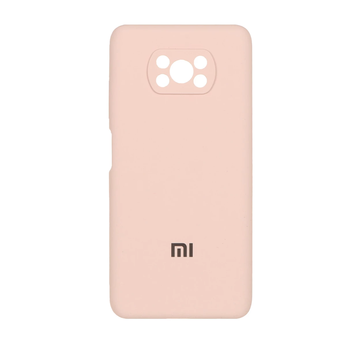 کاور گوشی پوکو X3 مستر کوالیتی مدل Silicone Cover-صورتی فسفری