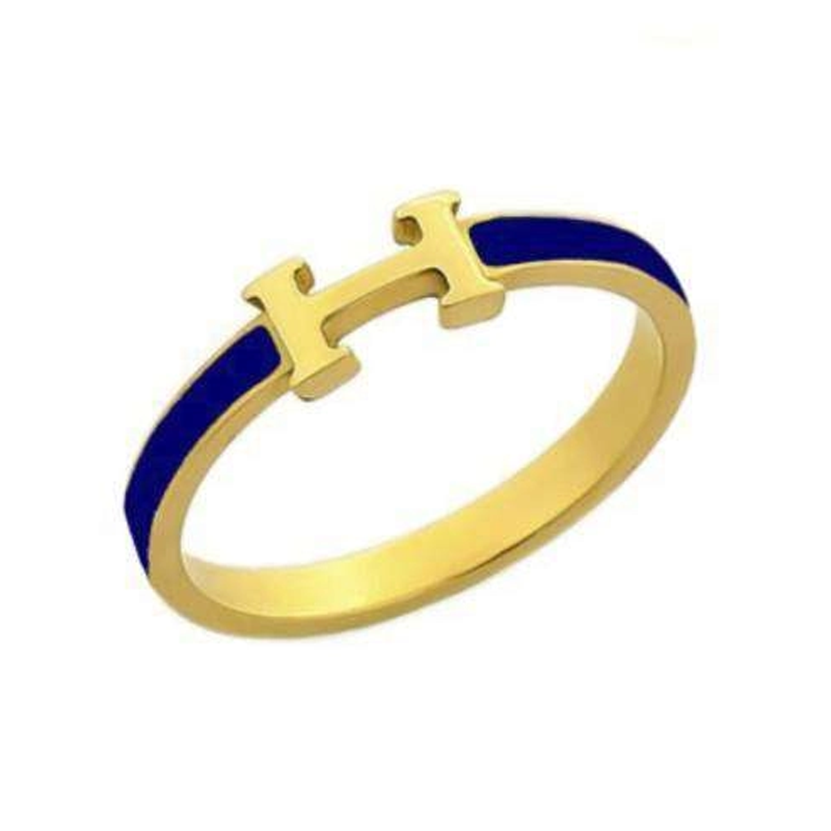 انگشتر طلا 18 عیار زنانه مدل هرمس مینایی کد sh0350 سایز 56-1.96