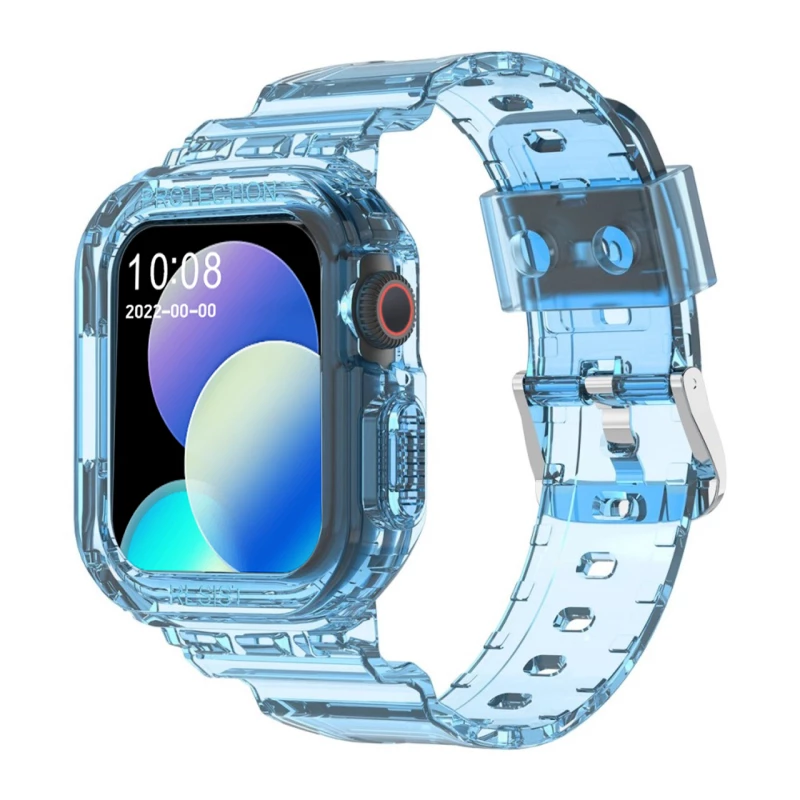 ساعت هوشمند گیفت کالکشن مدل Clear-بدنه مشکی بند سبز ساعت هوشمند گیفت کالکشن مدل Clear-بدنه مشکی بند سبز