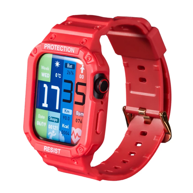 ساعت هوشمند گیفت کالکشن مدل Tough Armor-بدنه مشکی بند مشکی