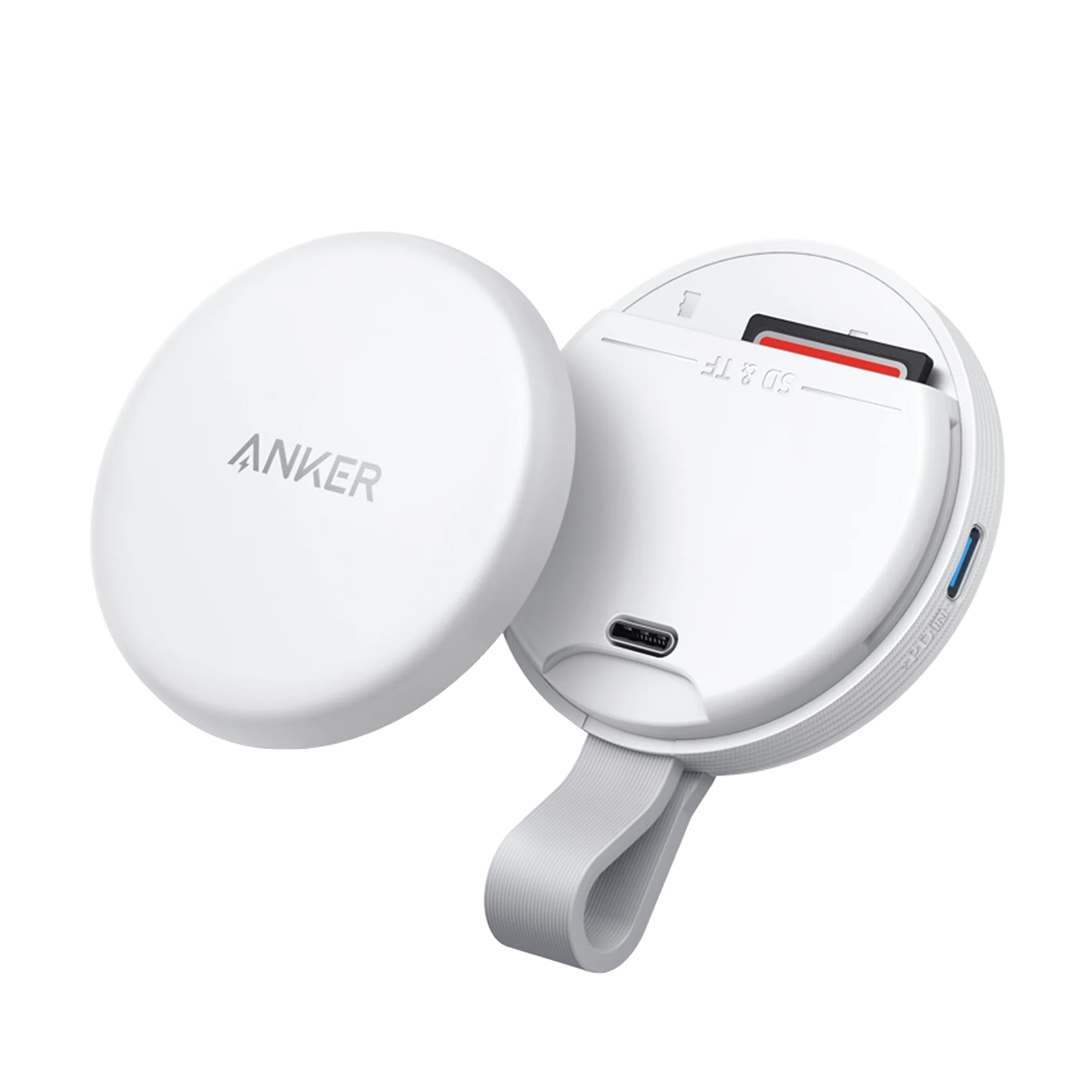 شارژر انکر مدل MagGo Wireless Charging B25M1 به همراه شارژر دیواری 40 وات انکر و کابل تایپ سی به طول 1.5 متر copy-سفید