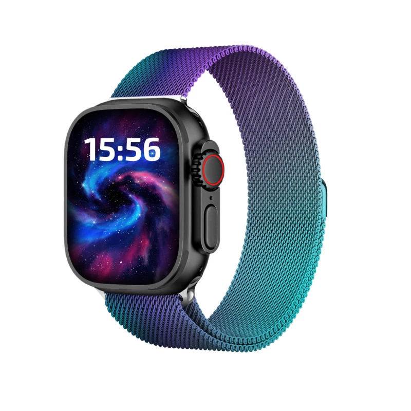 ساعت هوشمند گیفت کالکشن مدل GC5-بدنه مشکی بند نقره ای 