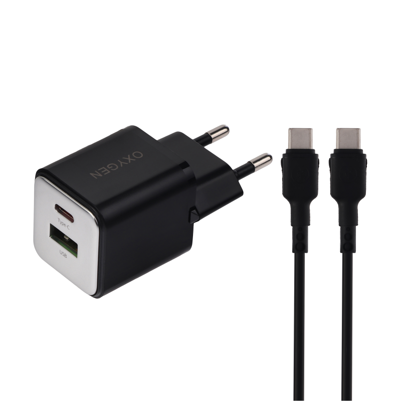 شارژر دیواری اکسیژن مدل CH-9 توان 30 وات به همراه کابل USB-C