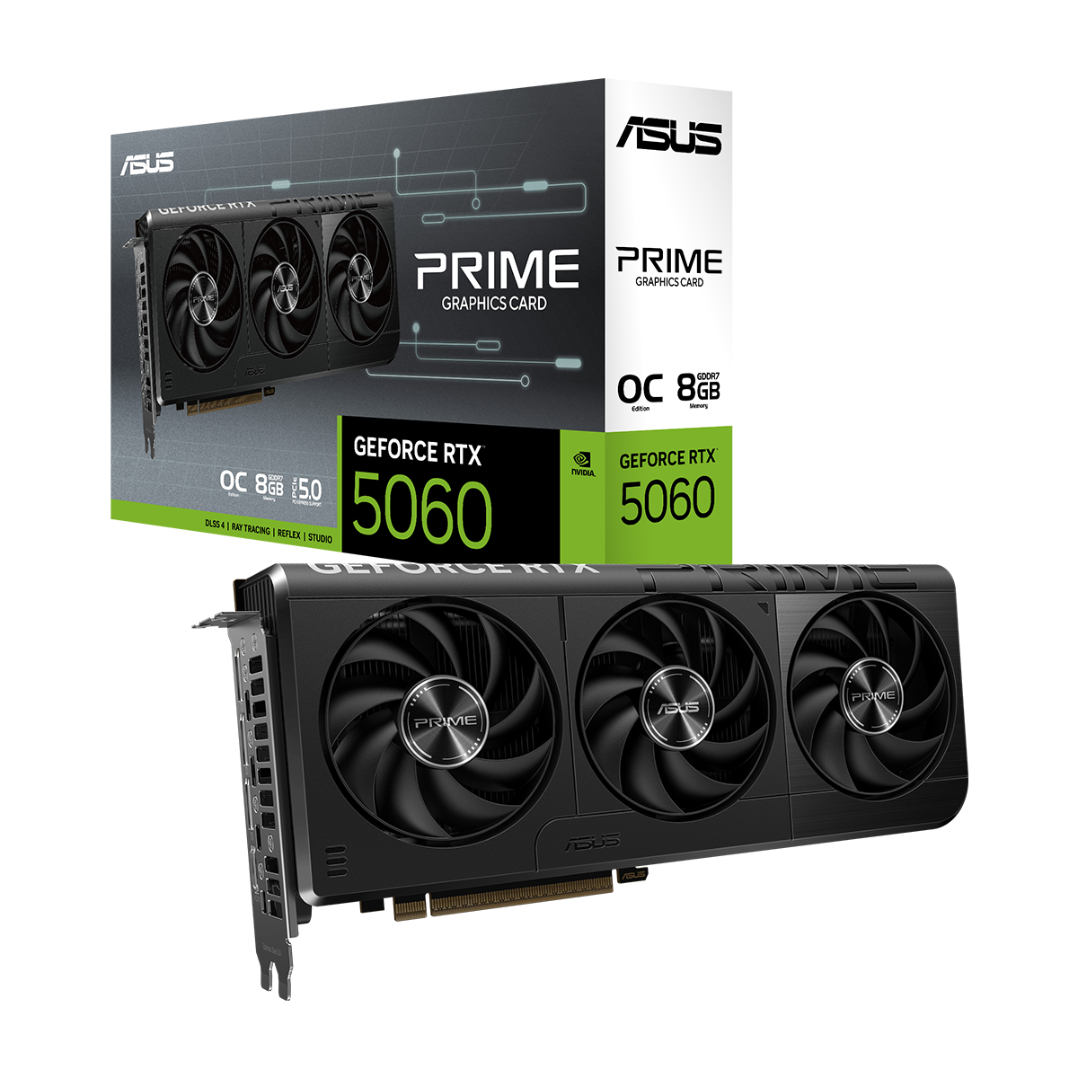 کارت گرافیک ایسوس مدل ASUS PRIME GeForce RTX™ 5060 8GB GDDR7 OC Edition
