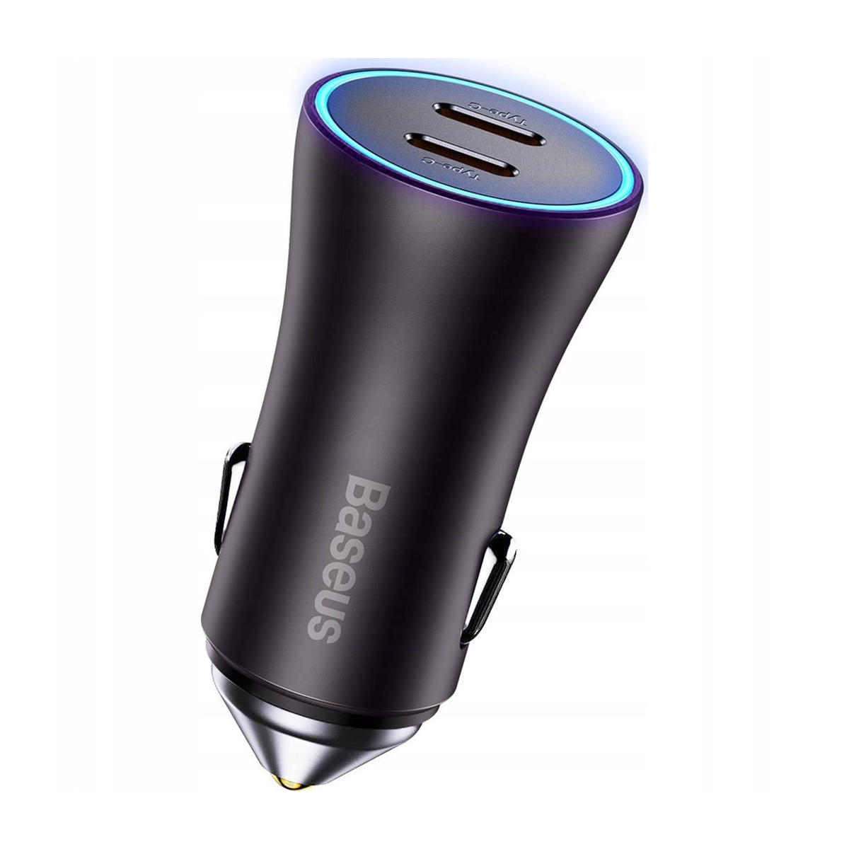 شارژر فندکی باسئوس مدل Golden Contactor Pro CGJP000013 توان 40 وات-خاکستری