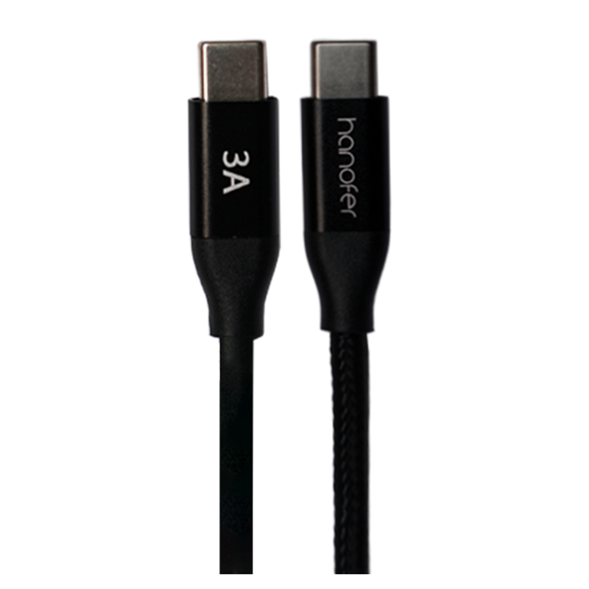 کابل دو سر تایپ سی هانوفر طول 1 متر-مشکی