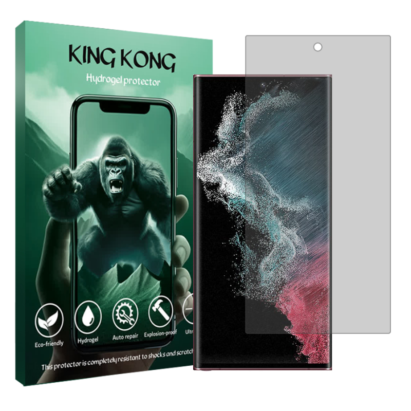 محافظ صفحه نمایش شفاف گوشی سامسونگ Galaxy S22 Ultra 5G کینگ کونگ مدل T‌ough