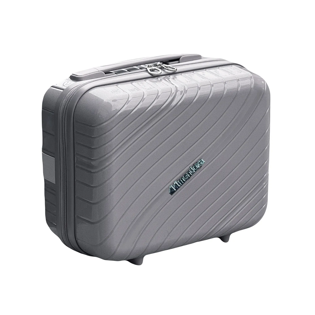 چمدان آرایشی مندوزا مدل MDZ836 XSMALL سایز کوچک-نقره‌ای