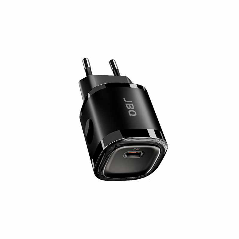 شارژر دیواری جی بی کیو مدل HC-DP20 CL به همراه کابل لایتنینگ توان 20 وات 