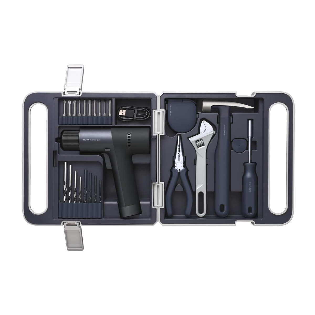 مجموعه 10 عددی دریل هوتو مدل QWDZGJ001