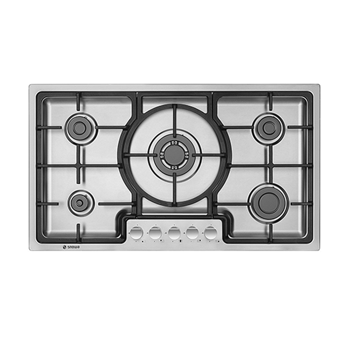 اجاق گاز صفحه ای اسنوا مدل SGH5-1101S-نقره‌ای