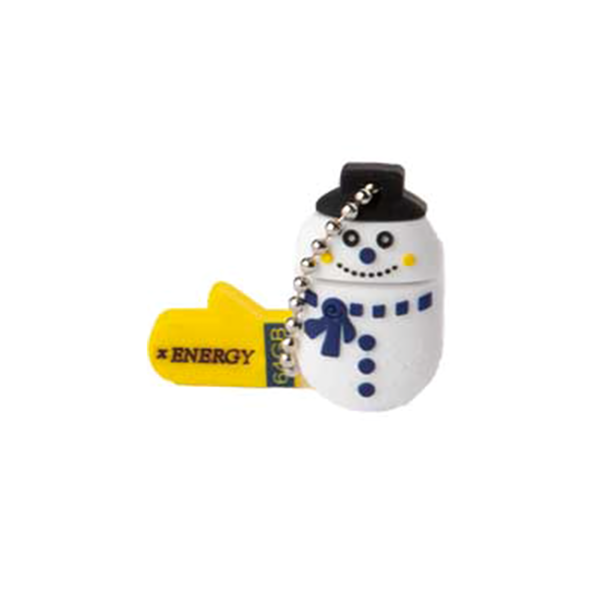 فلش مموری ایکس انرژی مدل SNOWMAN USB 3.2 ظرفیت 64 گیگابایت-زرد