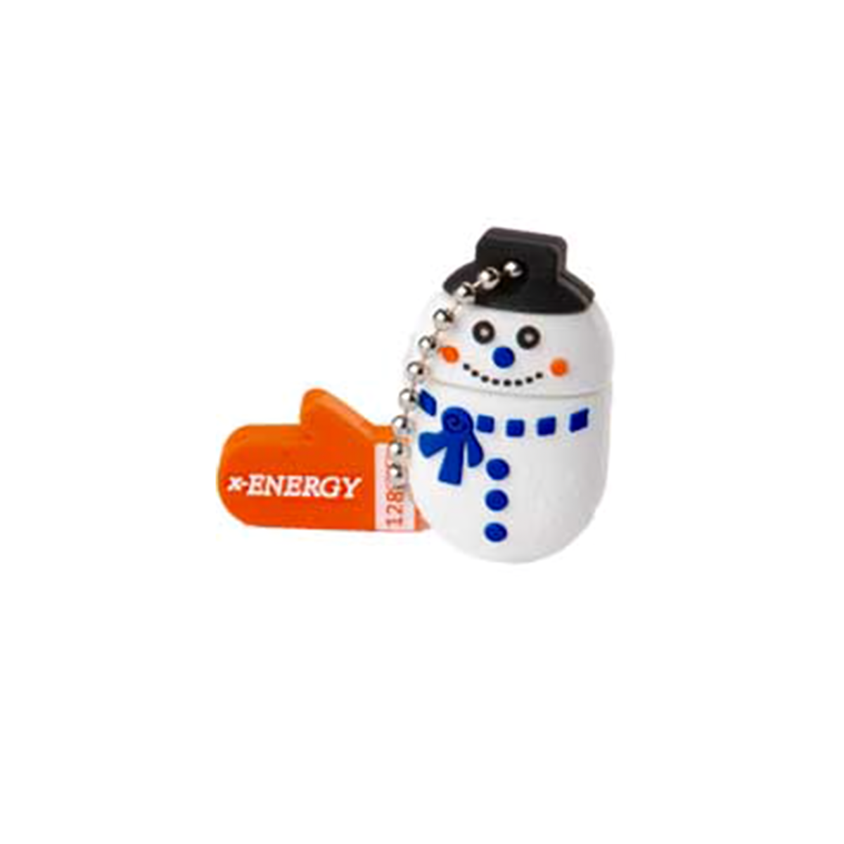 فلش مموری ایکس انرژی مدل SNOWMAN USB 3.2 ظرفیت 128 گیگابایت-نارنجی